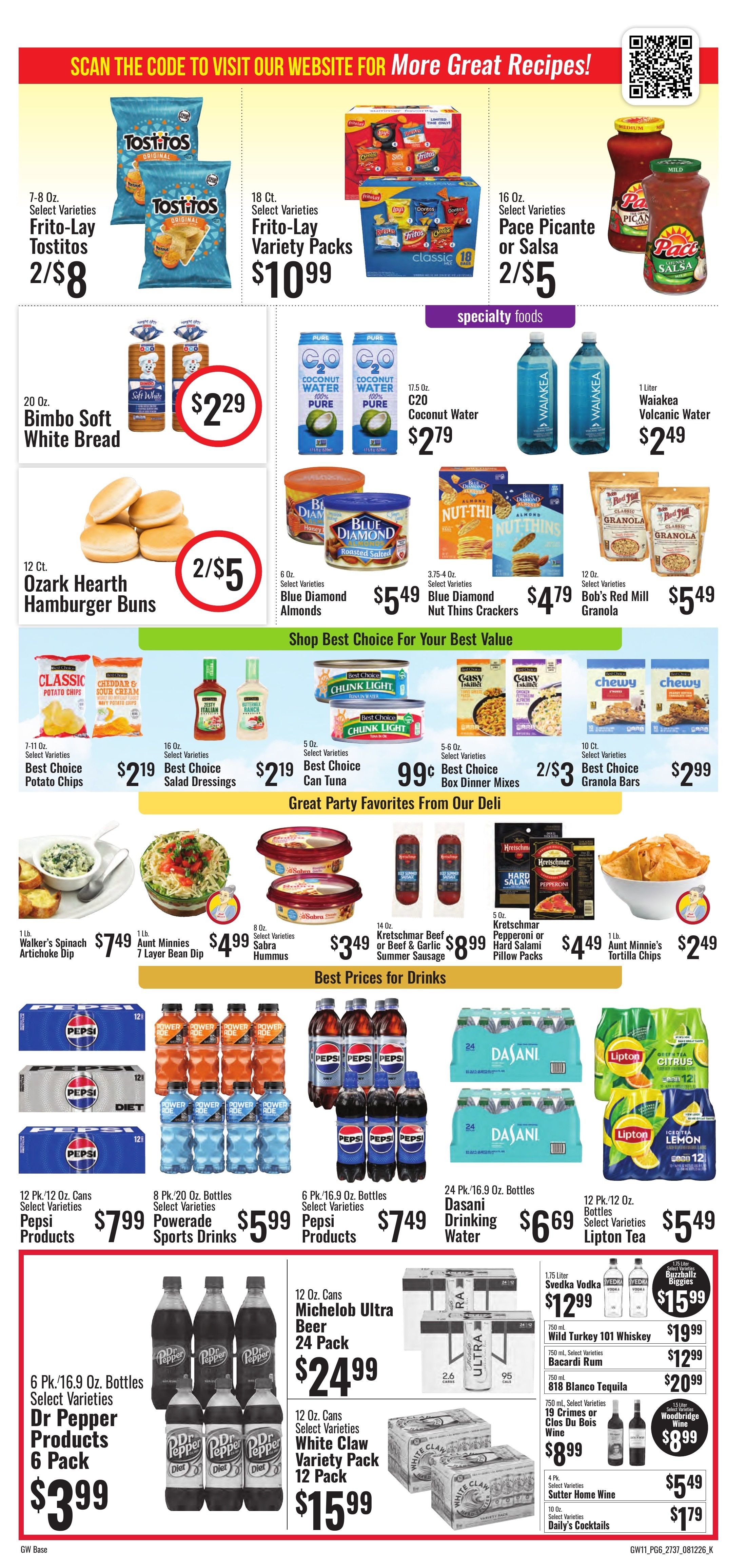 G&W Foods (Vienna, MO) Weekly Ad August 12 - 25, 2026