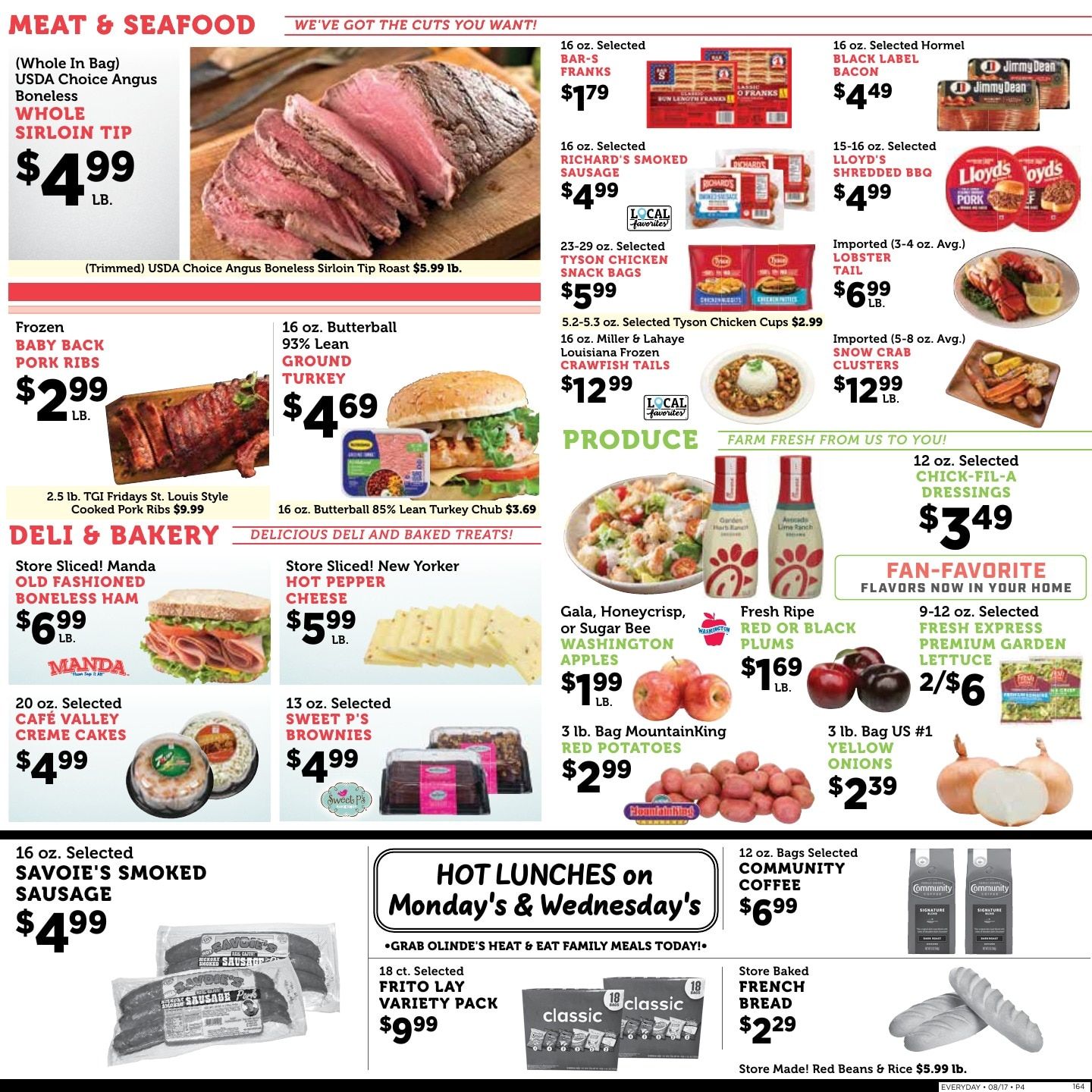 Olinde's Grocery Weekly Ad August 18 - 23, 2026