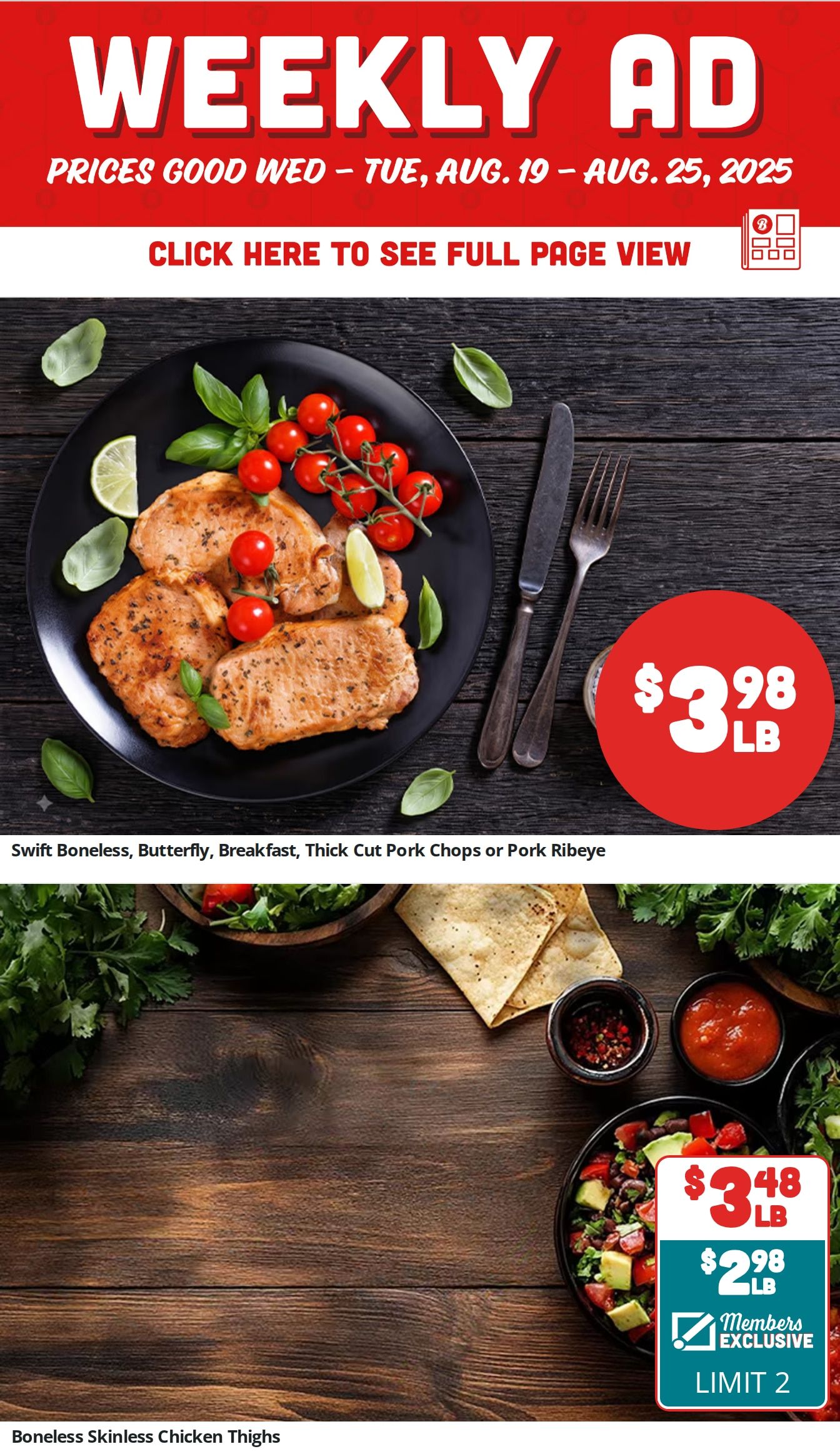 Brookshire Brothers (Acton and other locations, TX) Weekly Ad August 19 - 25, 2026