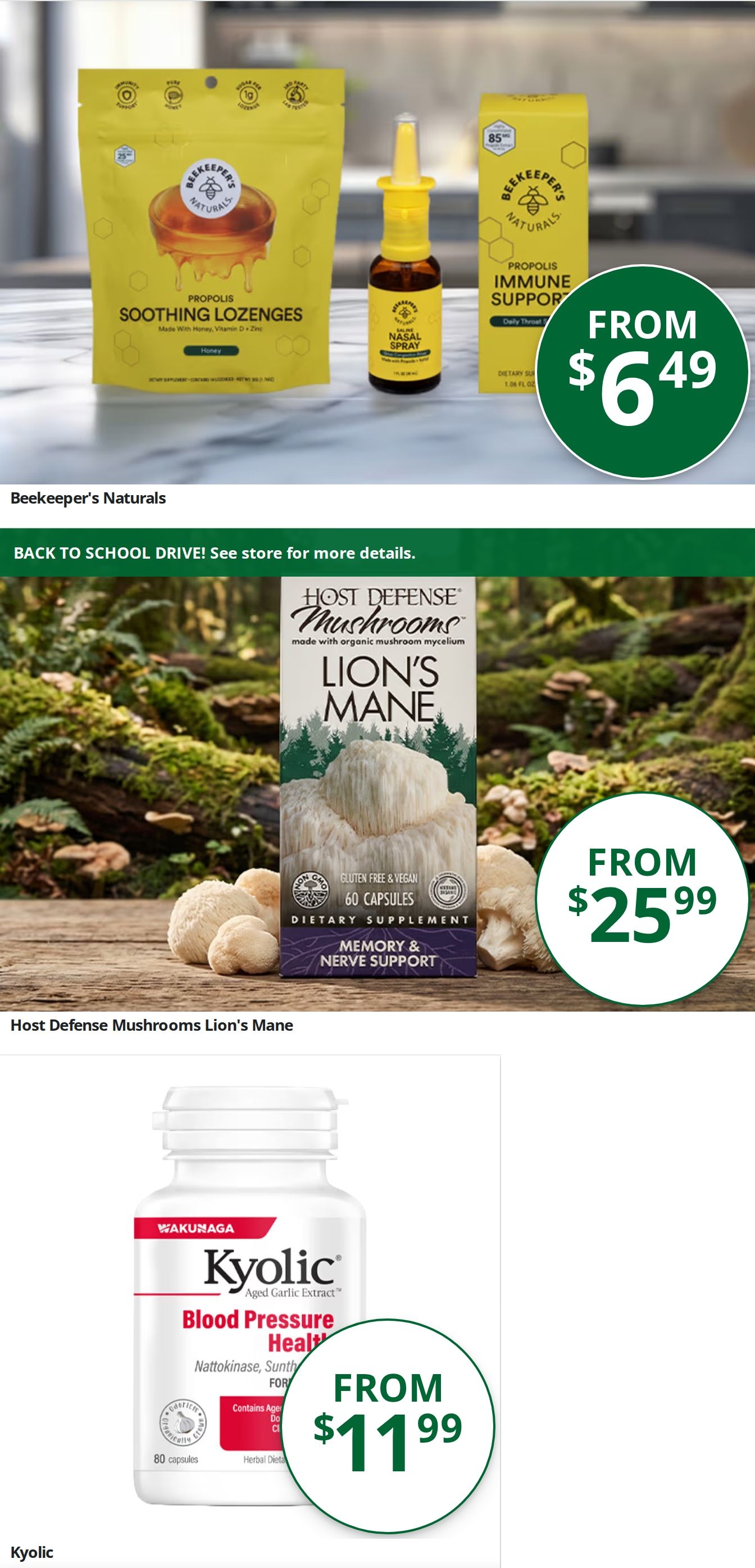 Vitamins Plus Weekly Ad August 5 - 31, 2026