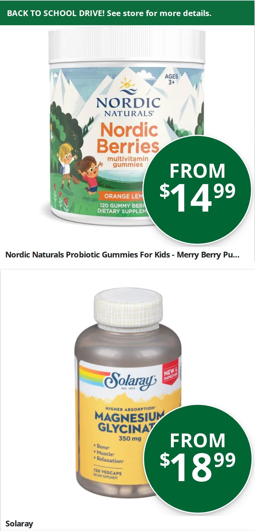 Vitamins Plus Weekly Ad August 5 - 31, 2026
