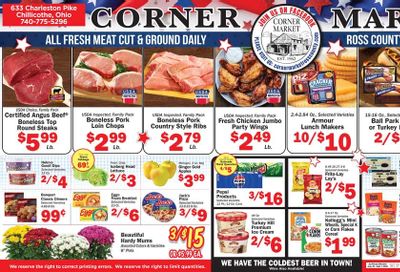 Corner Market Ross County Weekly Ad August 26 - September 1, 2026