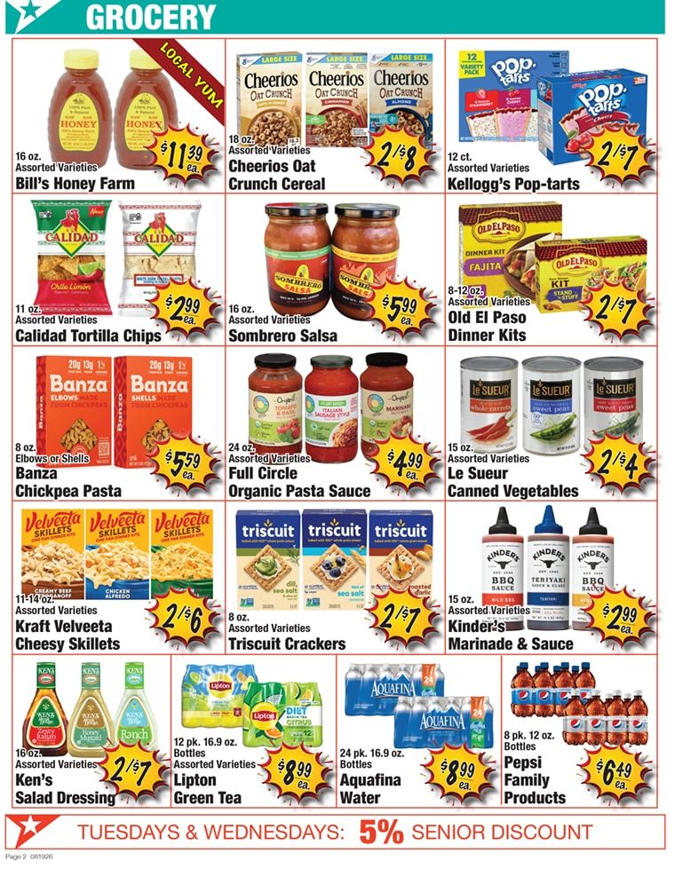 Star Super Market Weekly Ad August 19 - 25, 2026