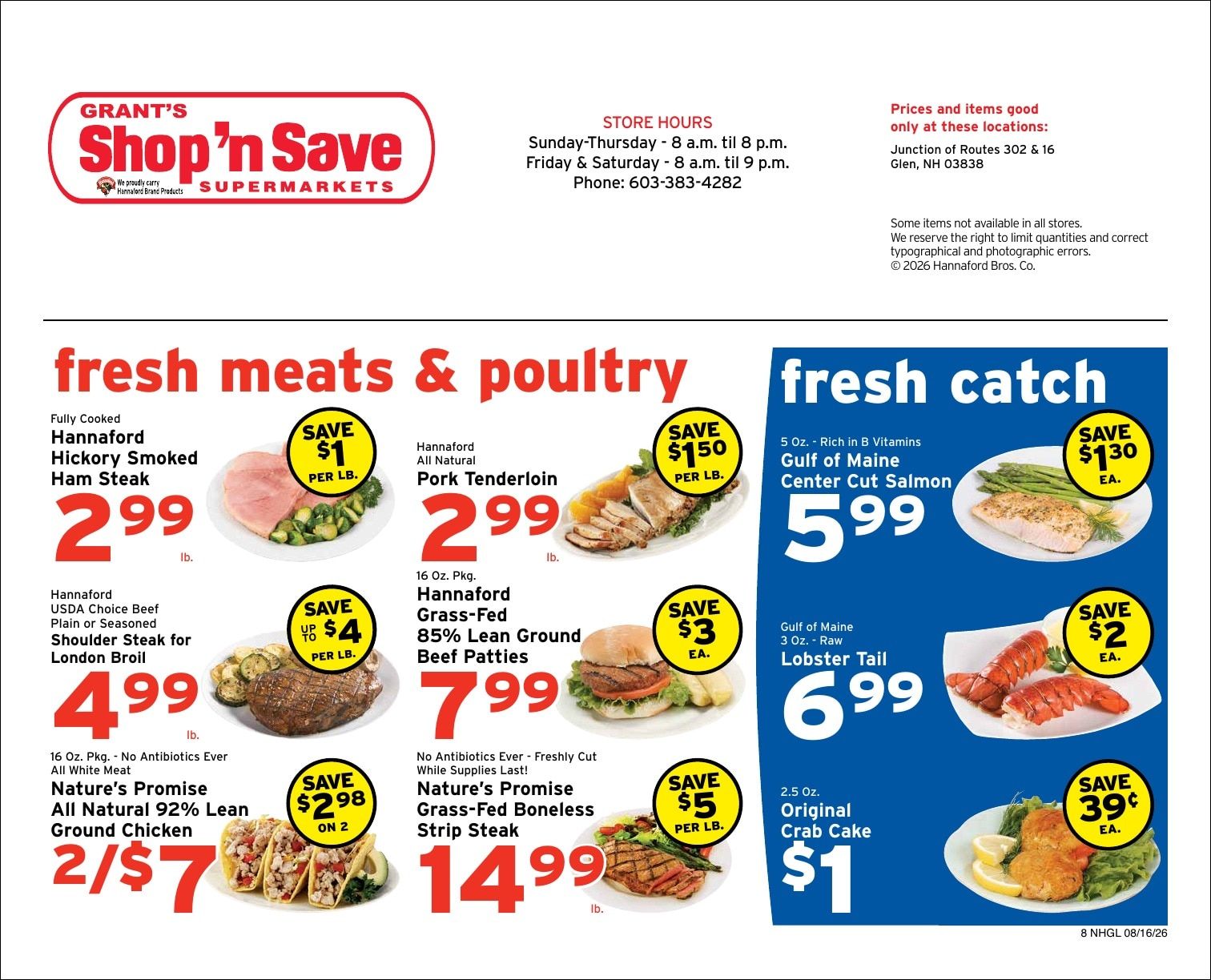 Grant's Shop 'n Save Weekly Ad August 23 - 29, 2026