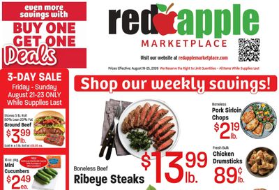 Red Apple Marketplace (555 SW 4th Ave, Ontario, OR) Weekly Ad August 18 - 25, 2026