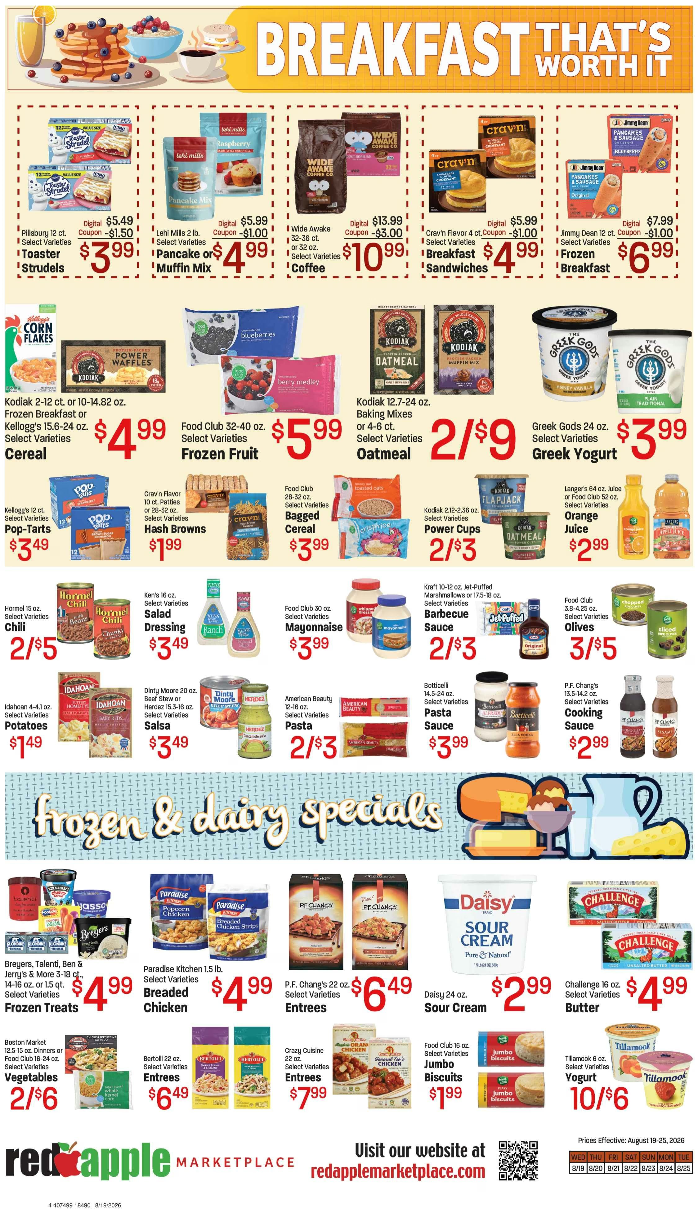 Red Apple Marketplace (555 SW 4th Ave, Ontario, OR) Weekly Ad August 18 - 25, 2026