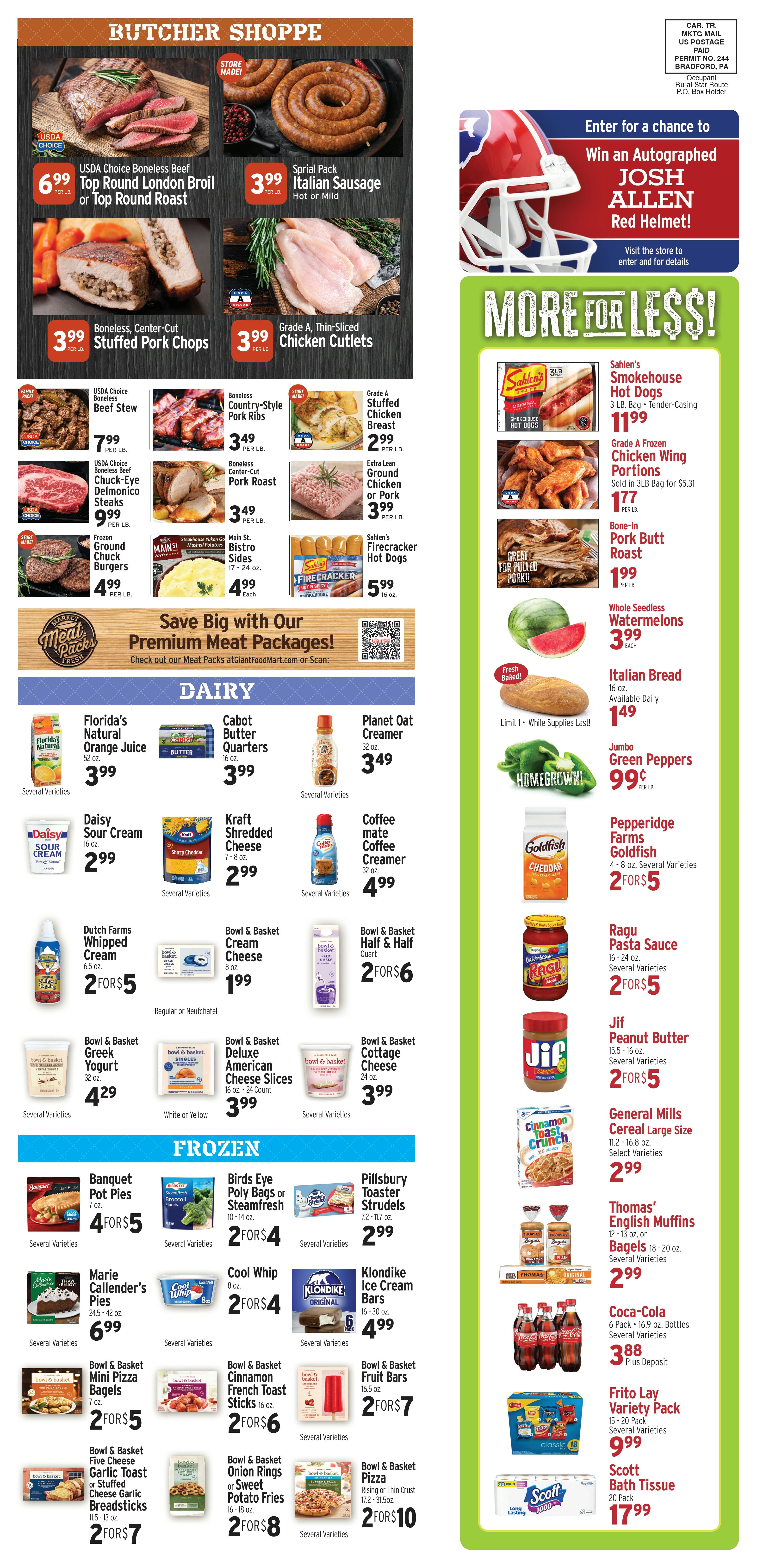 Giant Food Mart Weekly Ad August 28 - September 3, 2026