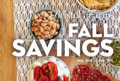 Bristol Farms Weekly Ad September 2 - November 3, 2026