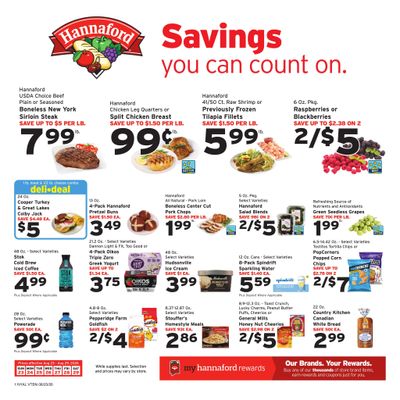 Hannaford (North Pownal Area, VT) Week 35 Weekly Ad August 23 - 29, 2026