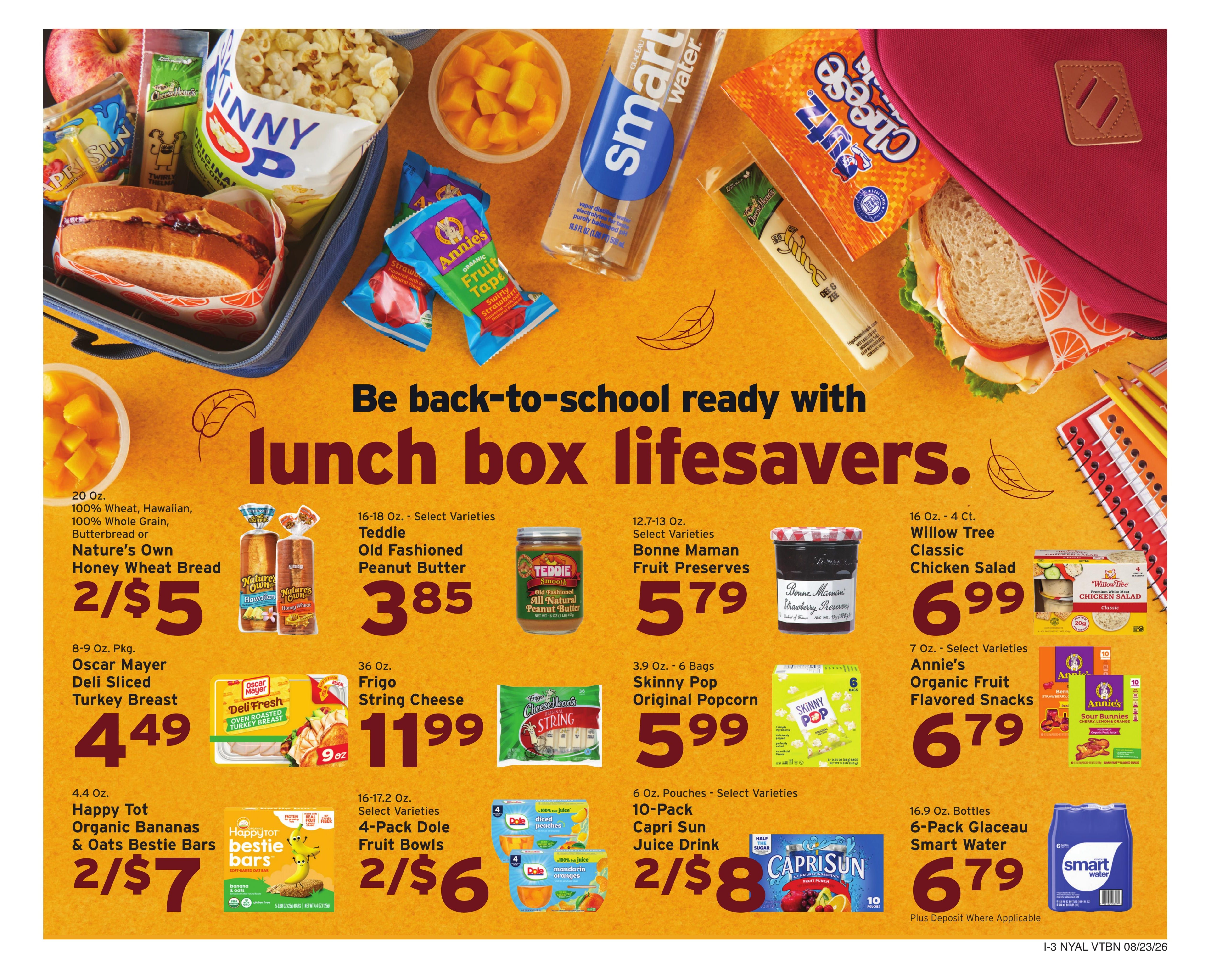 Hannaford (North Pownal Area, VT) Week 35 Weekly Ad August 23 - 29, 2026