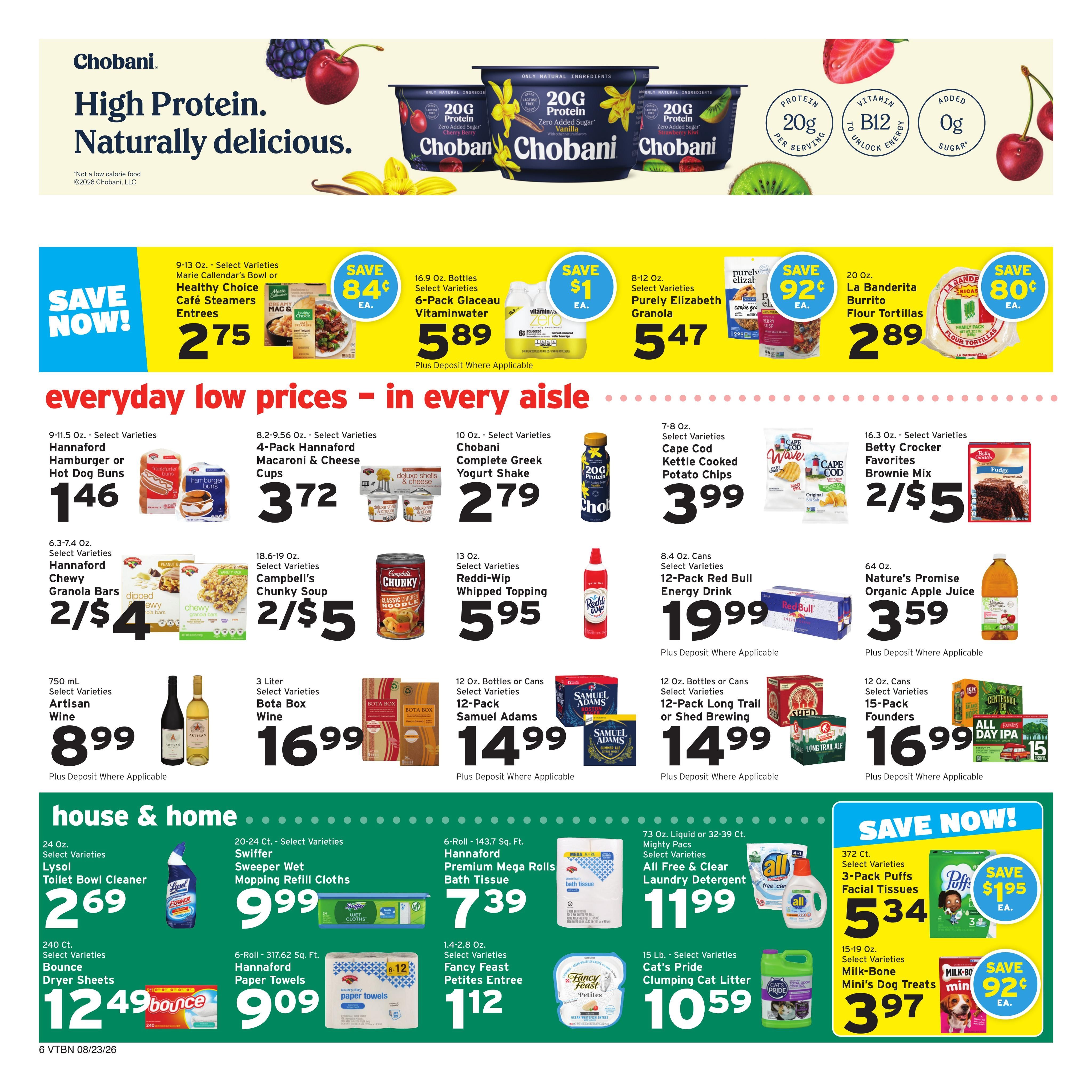 Hannaford (North Pownal Area, VT) Week 35 Weekly Ad August 23 - 29, 2026