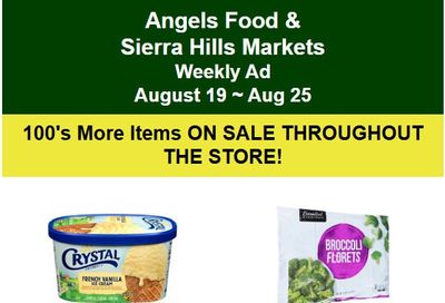 Angels Food & Sierra Hills Markets Weekly Ad August 19 - 25, 2026