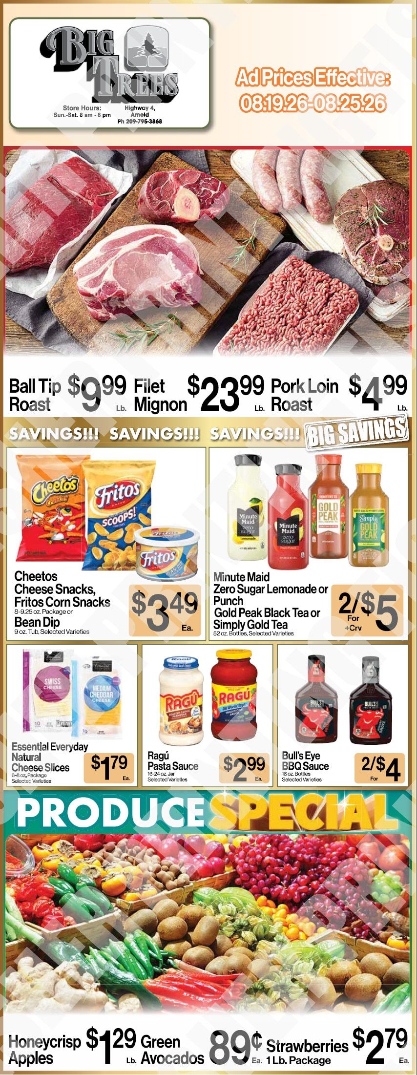 Big Trees Market Weekly Ad August 19 - 25, 2026