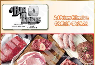 Big Trees Market Weekly Ad August 19 - 25, 2026