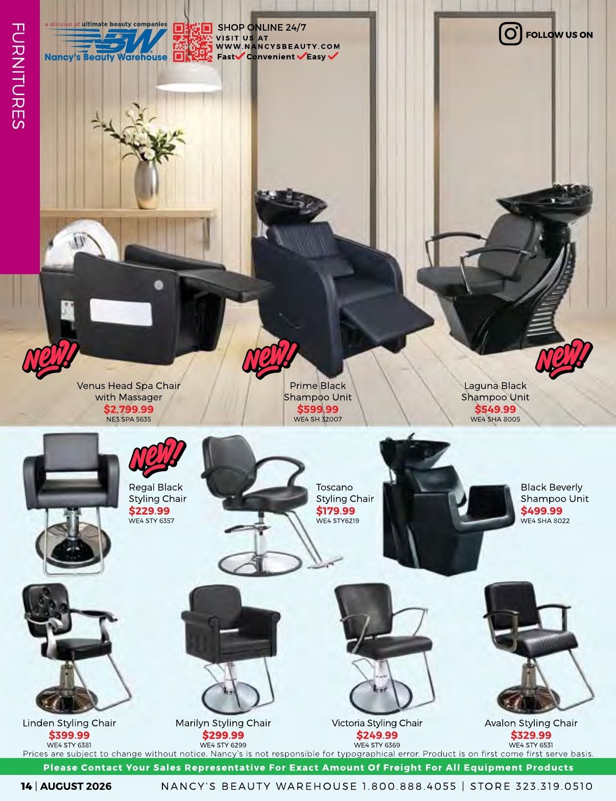Nancy's Beauty Warehouse Monthly Catalog Weekly Ad August 1 - 31, 2026