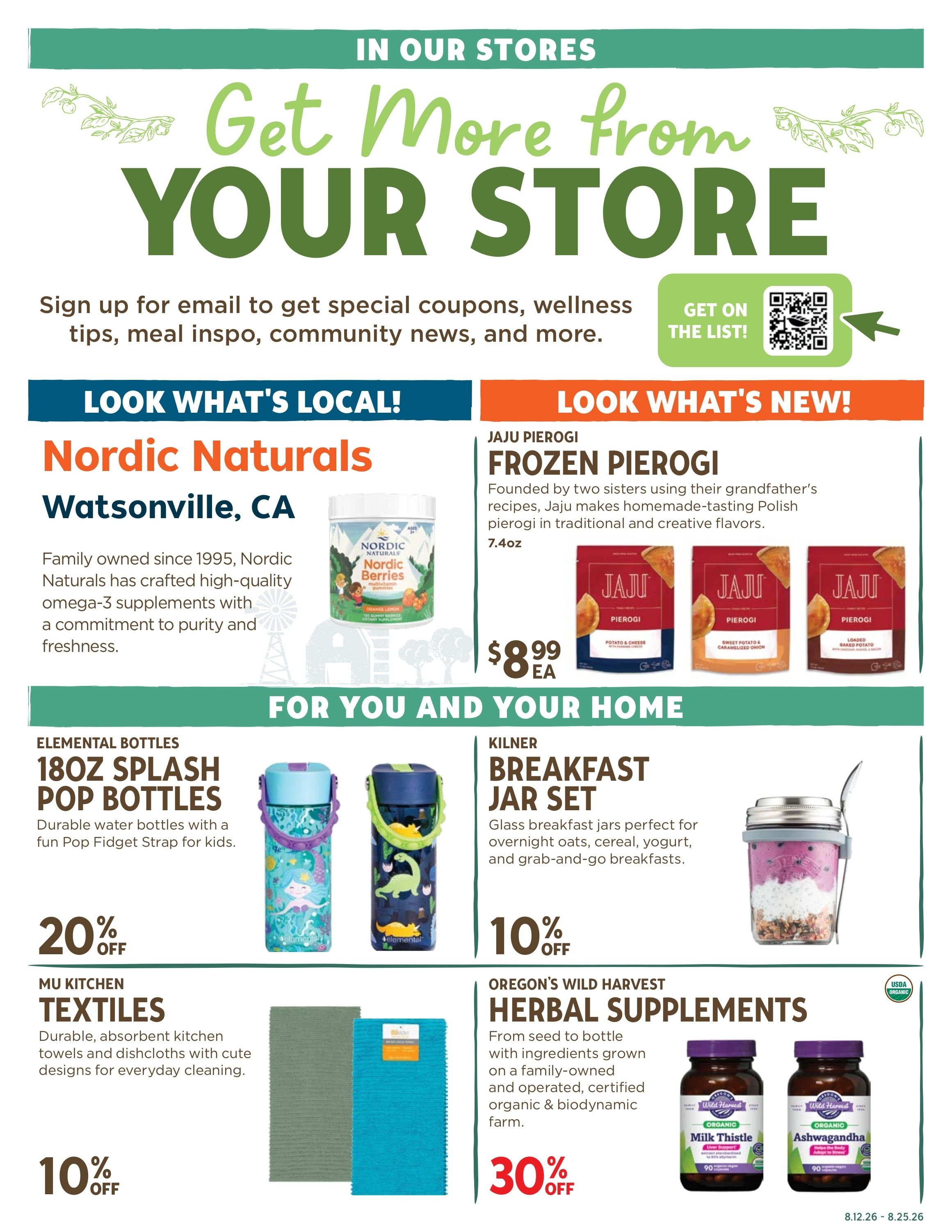 New Leaf Community Markets Weekly Ad August 19 - 25, 2026