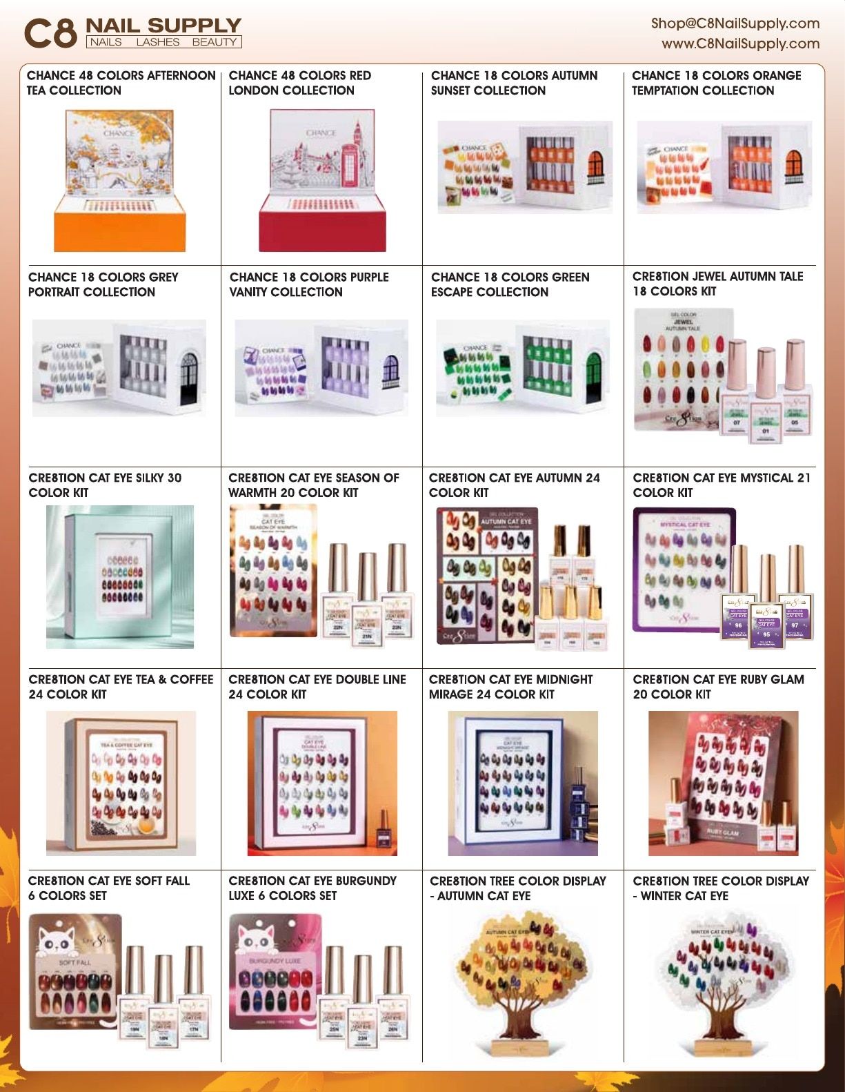 C8 Nail Supply Fall Catalog Weekly Ad September 1 - November 30, 2026