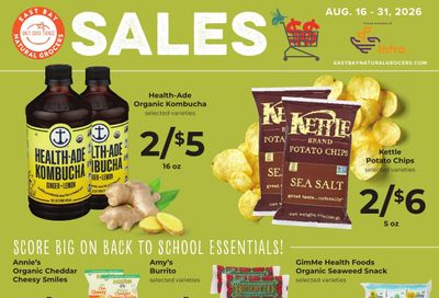 Castro Valley Natural Grocery Sales Weekly Ad August 16 - 31, 2026