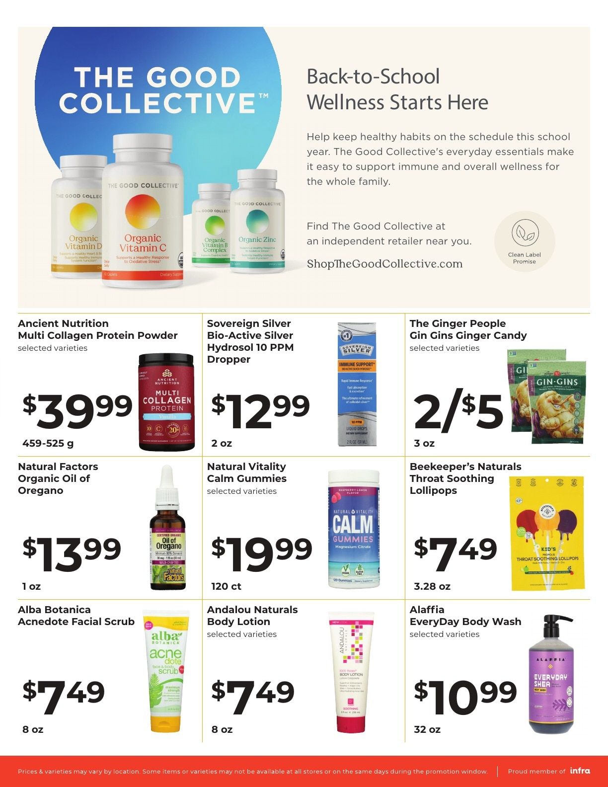Castro Valley Natural Grocery Sales Weekly Ad August 16 - 31, 2026