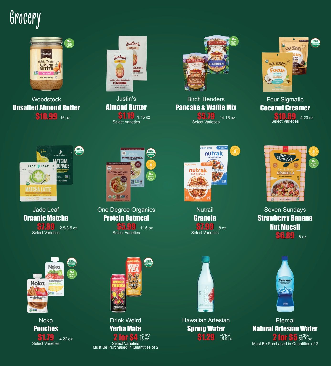 Clark's Nutrition August Weekly Ad August 2 - September 2, 2026