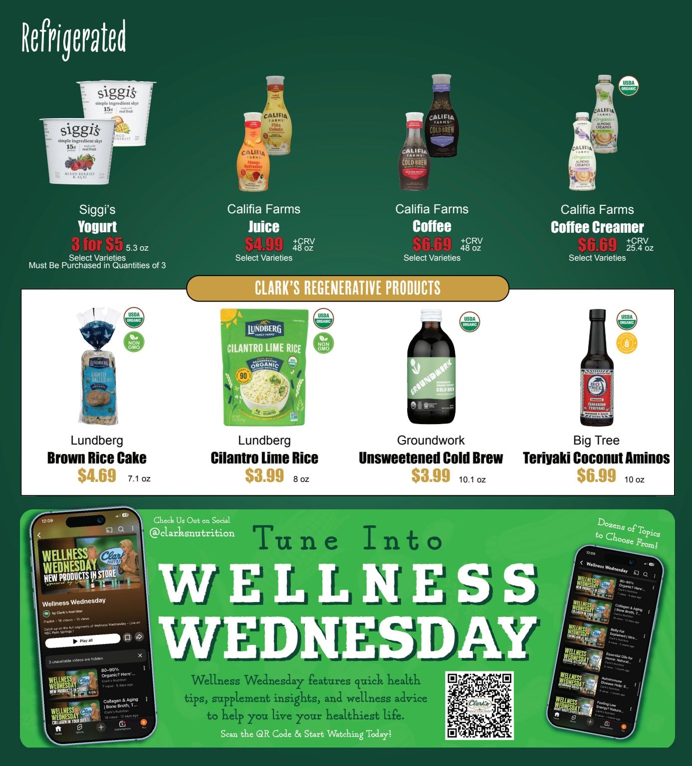 Clark's Nutrition August Weekly Ad August 2 - September 2, 2026