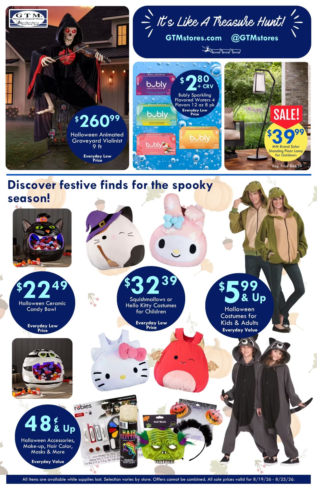 GTM Discount General Store Weekly Ad August 19 - 25, 2026