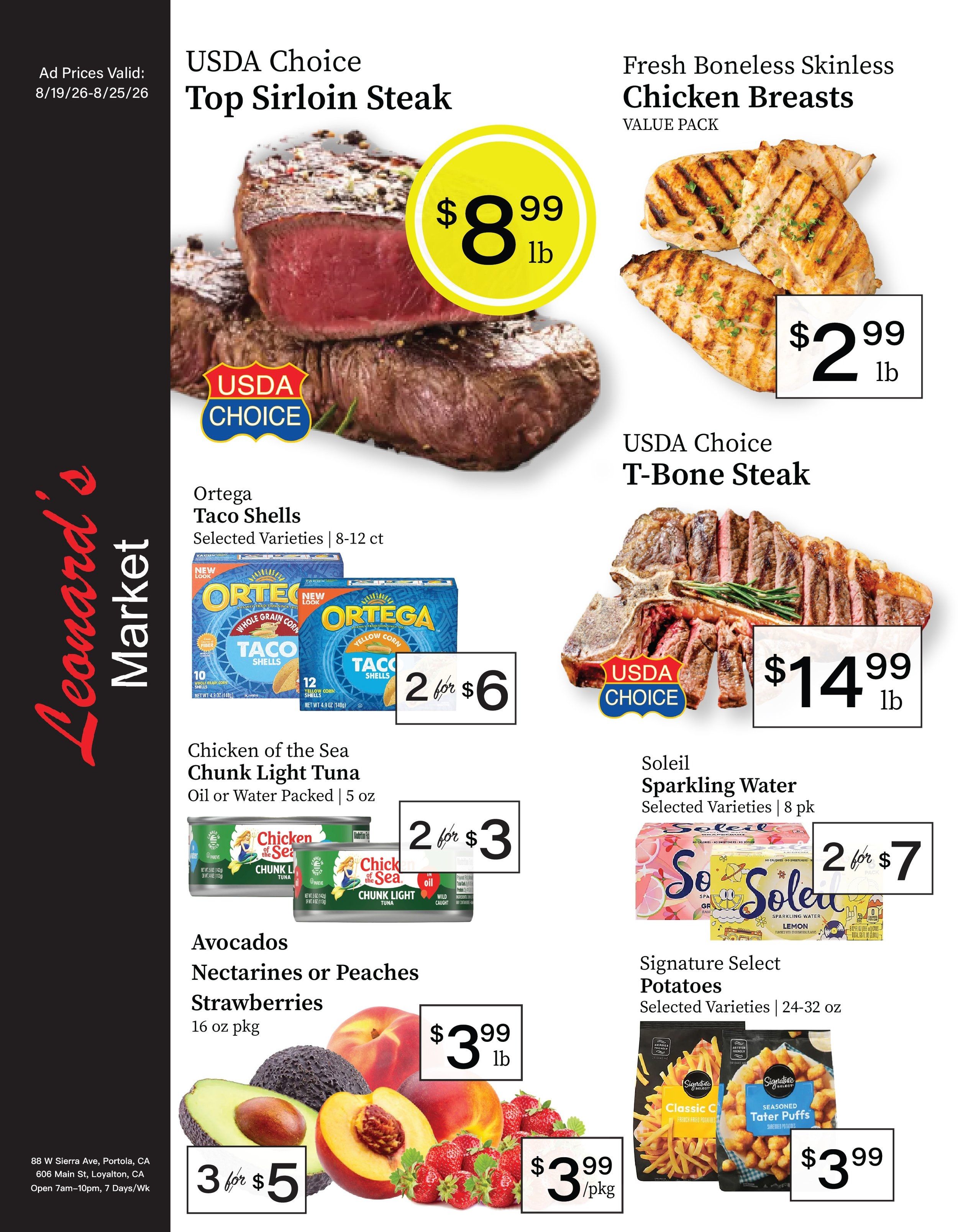 Leonard's Markets Weekly Ad August 19 - 25, 2026