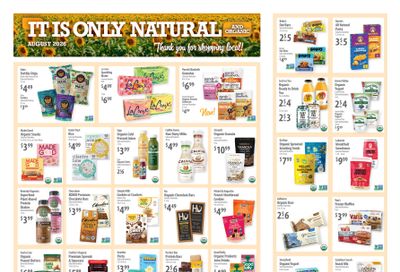 Staff of Life Market Monthly Sales Weekly Ad August 1 - 31, 2026