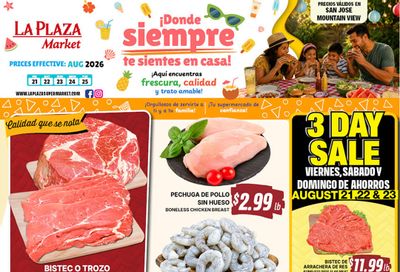 La Plaza Market (California) Weekly Ad August 21 - 25, 2026