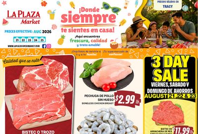 La Plaza Market (Tracy, CA) Weekly Ad August 21 - 25, 2026