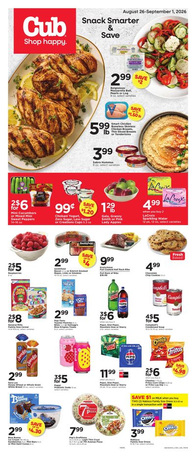 Cub Foods (MN) Weekly Savings Weekly Ad August 23 - 29, 2026