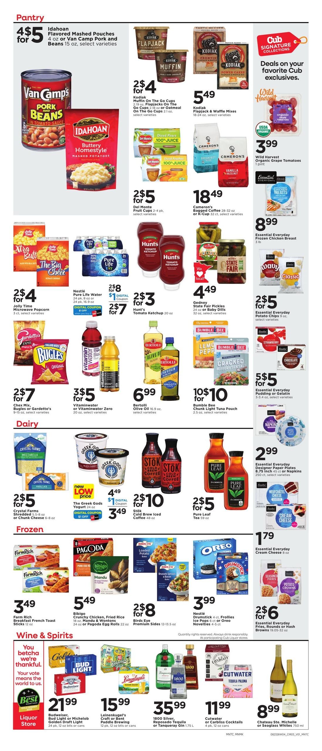 Cub Foods (MN) Weekly Savings Weekly Ad August 23 - 29, 2026