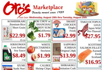 Oto's Marketplace Weekly Ad August 19 - 25, 2026