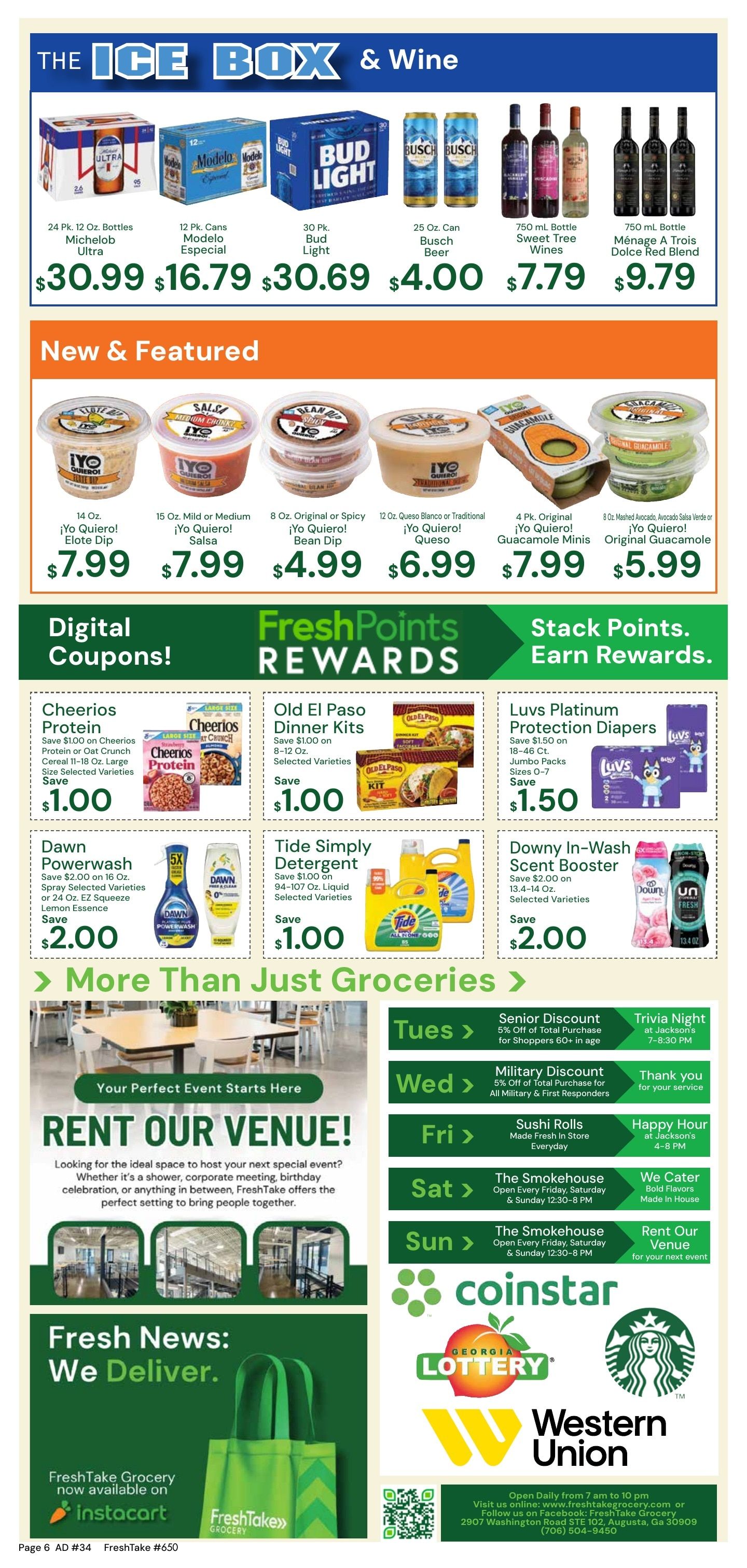 FreshTake Grocery Weekly Ad August 19 - 25, 2026