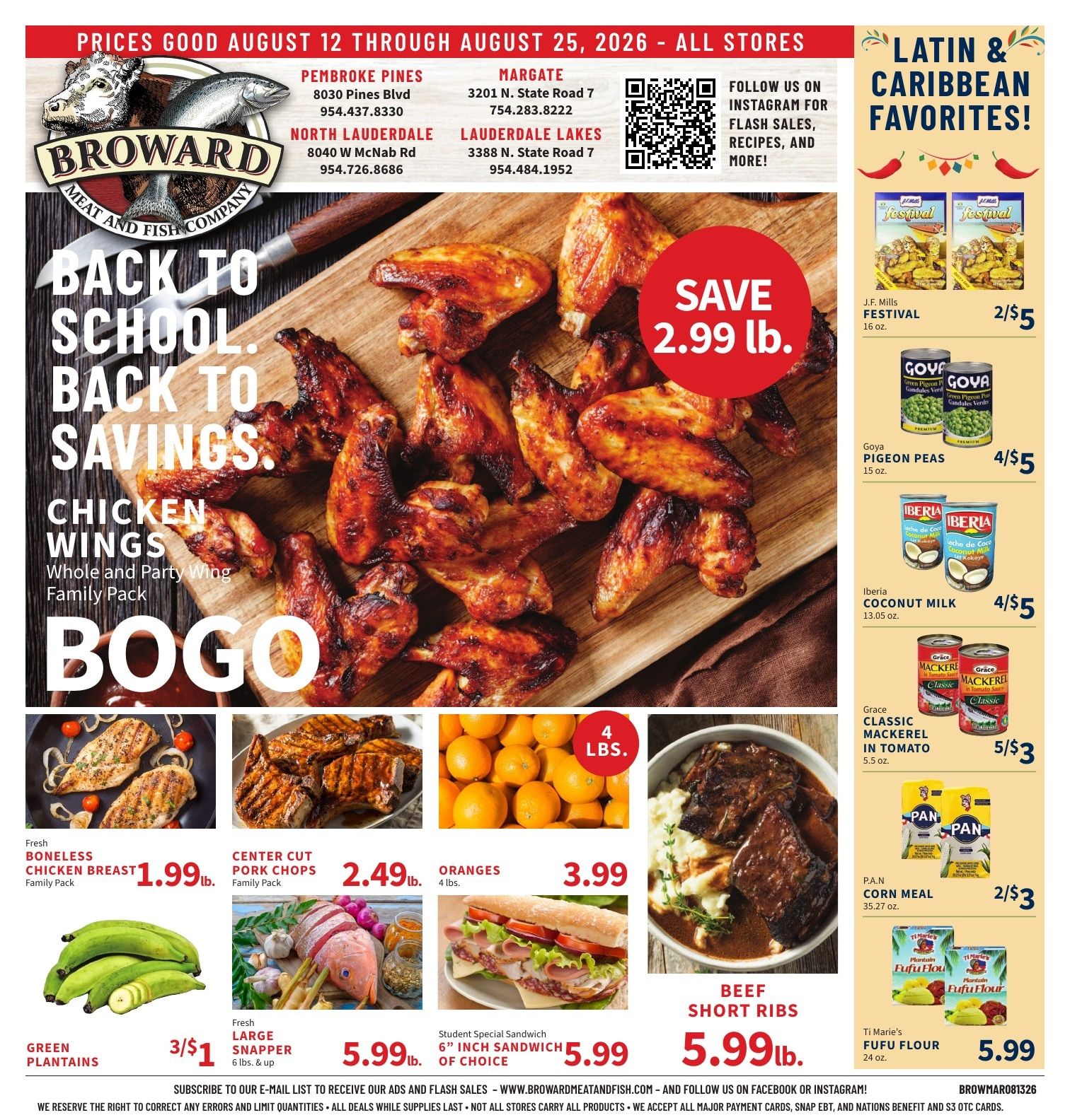 Broward Meat and Fish Weekly Ad August 12 - 25, 2026