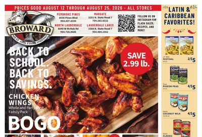 Broward Meat and Fish Weekly Ad August 12 - 25, 2026