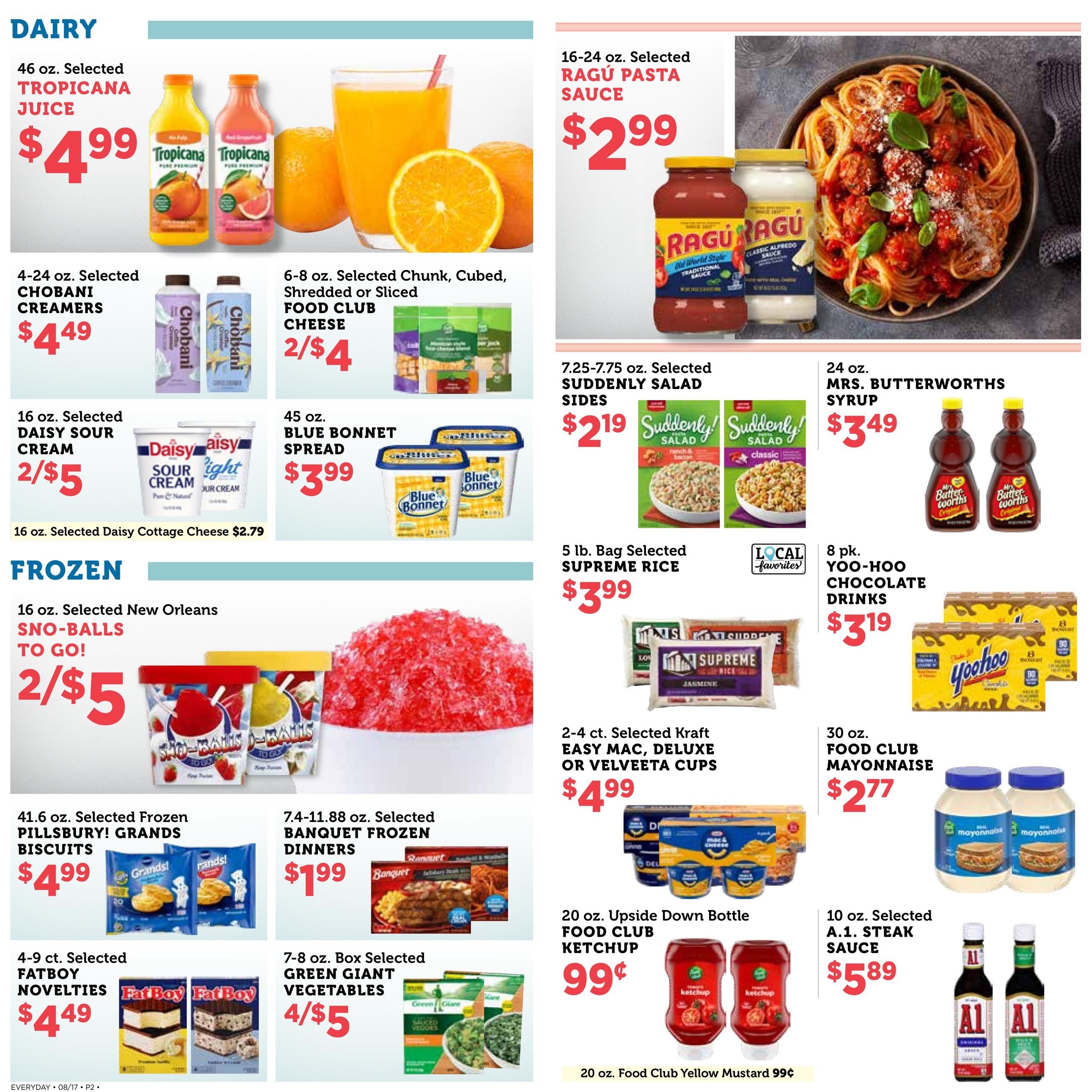 Treppendahl's Super Foods (Crosby–Woodville Area, MS) Weekly Ad August 19 - 25, 2026