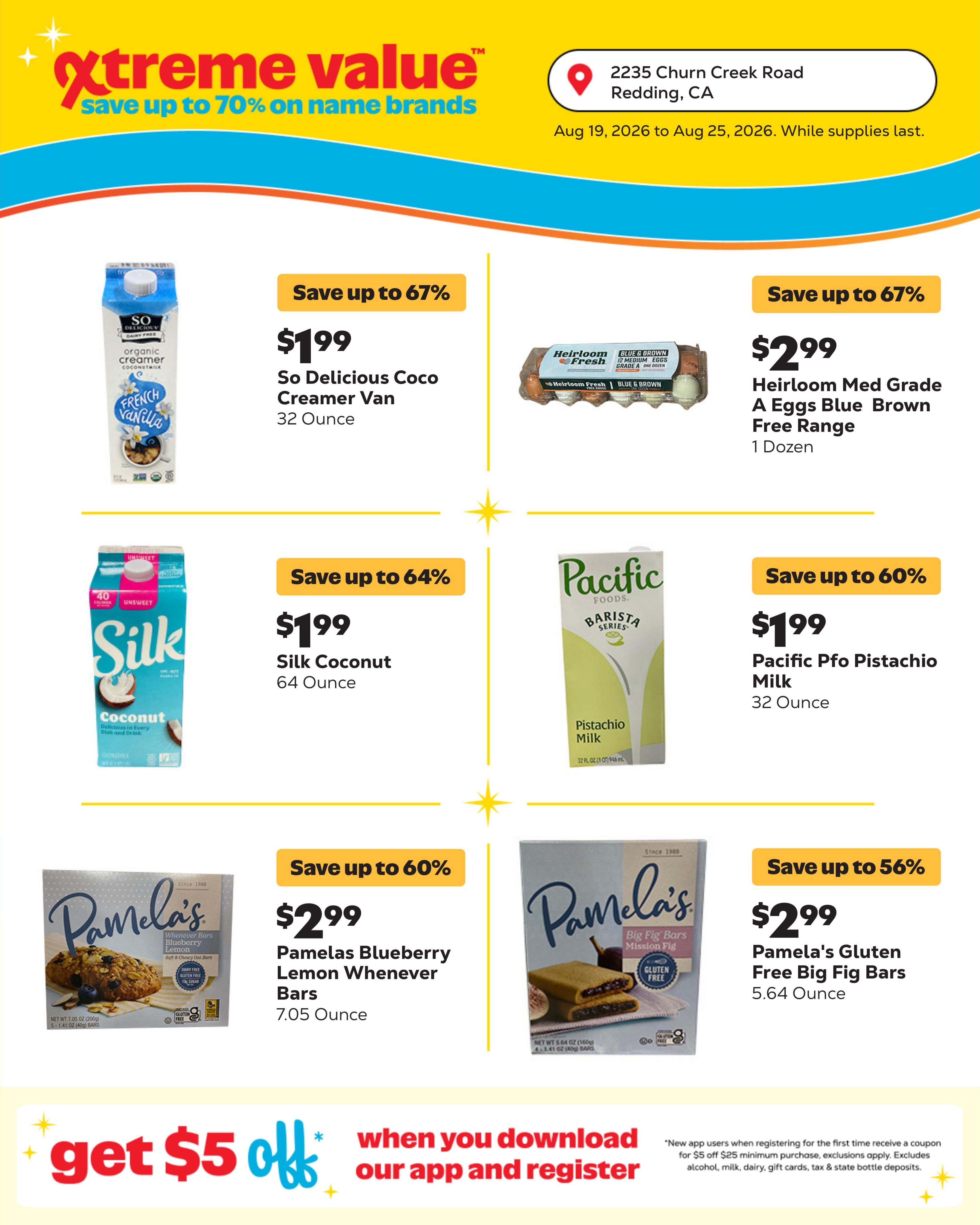 Grocery Outlet (Shasta Lake Area, CA) Weekly Ad August 19 - 25, 2026