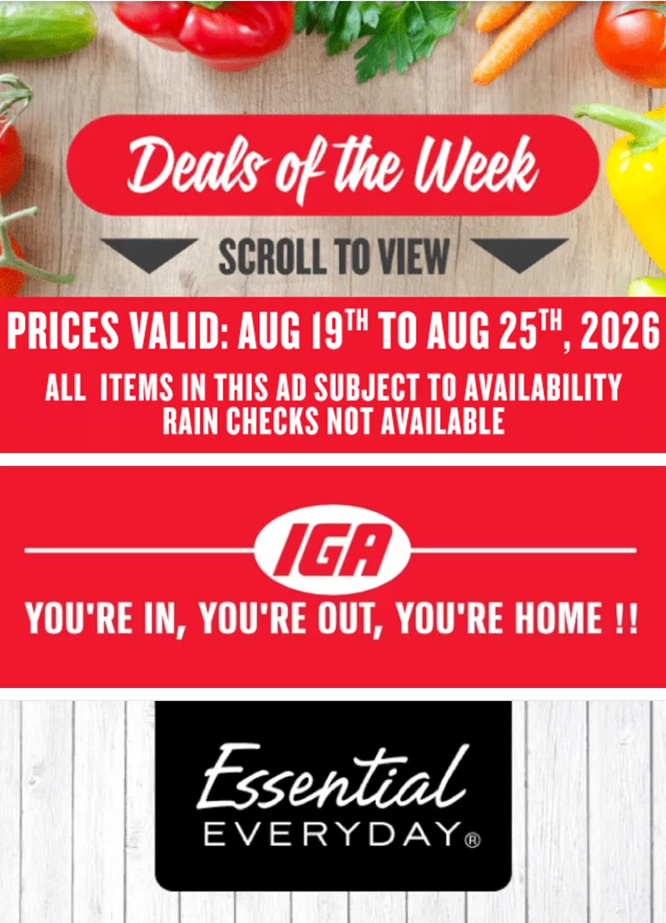 McKims Market Weekly Ad August 19 - 25, 2026