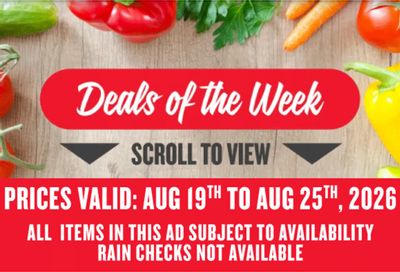 McKims Market Weekly Ad August 19 - 25, 2026