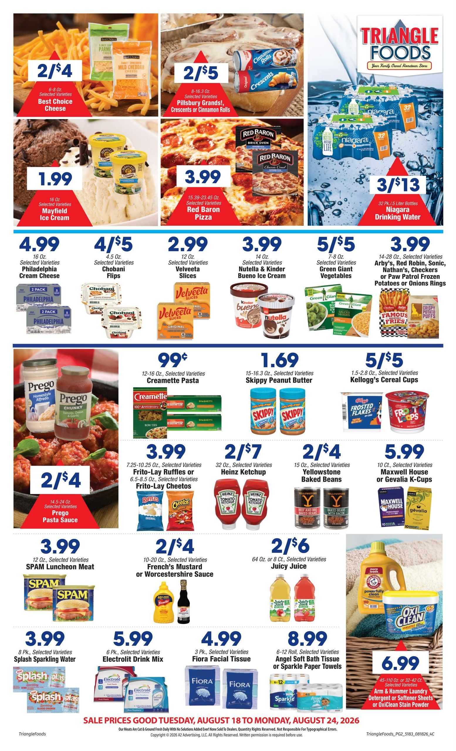 Triangle Foods Weekly Ad August 18 - 24, 2026