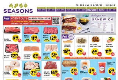 Seasons Kosher (Toms River–Island Heights Area, NJ) indexedweekly Weekly Ad August 23 - 28, 2026