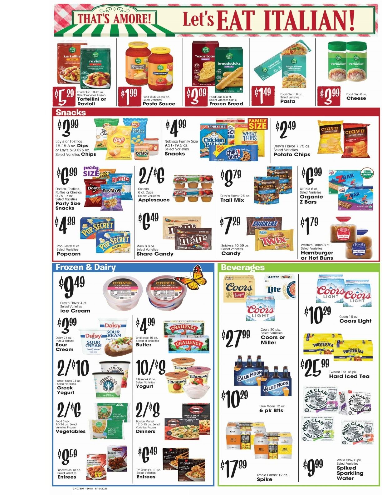 Canyon Foods Weekly Ad August 19 - 25, 2026