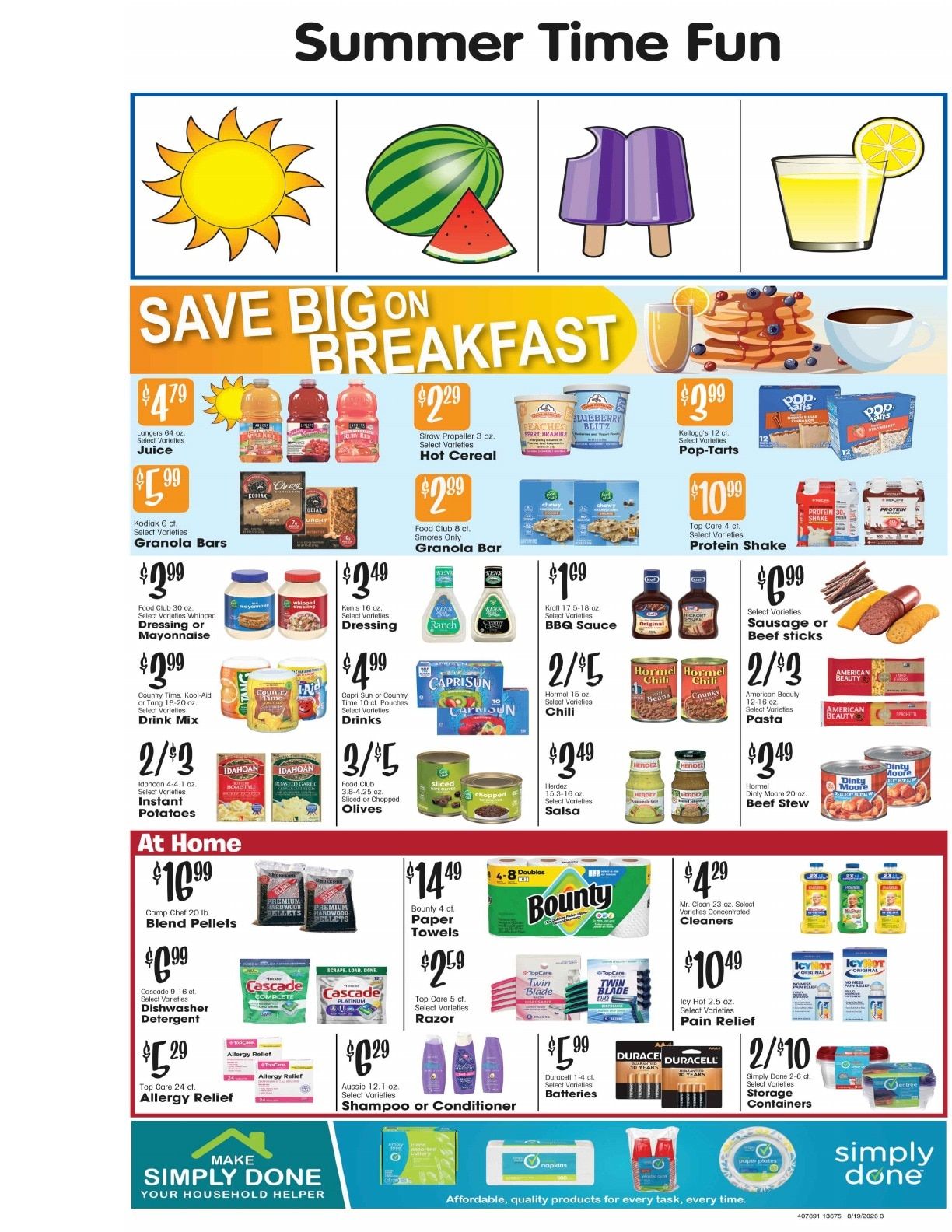 Canyon Foods Weekly Ad August 19 - 25, 2026