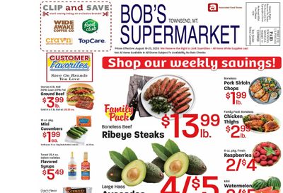Bob's Supermarket Weekly Ad August 19 - 25, 2026