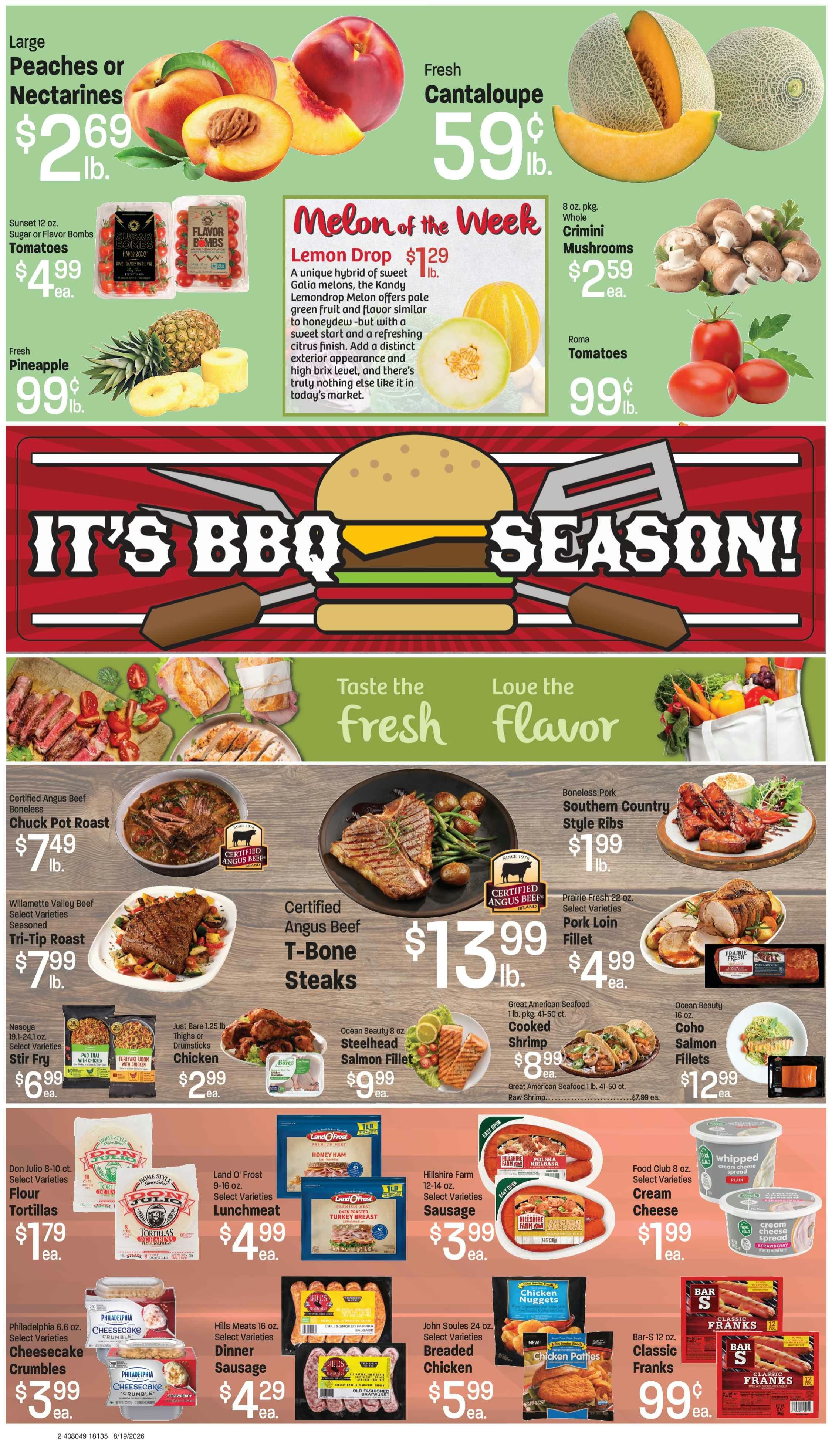 M&W Markets (Cascade, ID) Weekly Ad August 19 - 25, 2026
