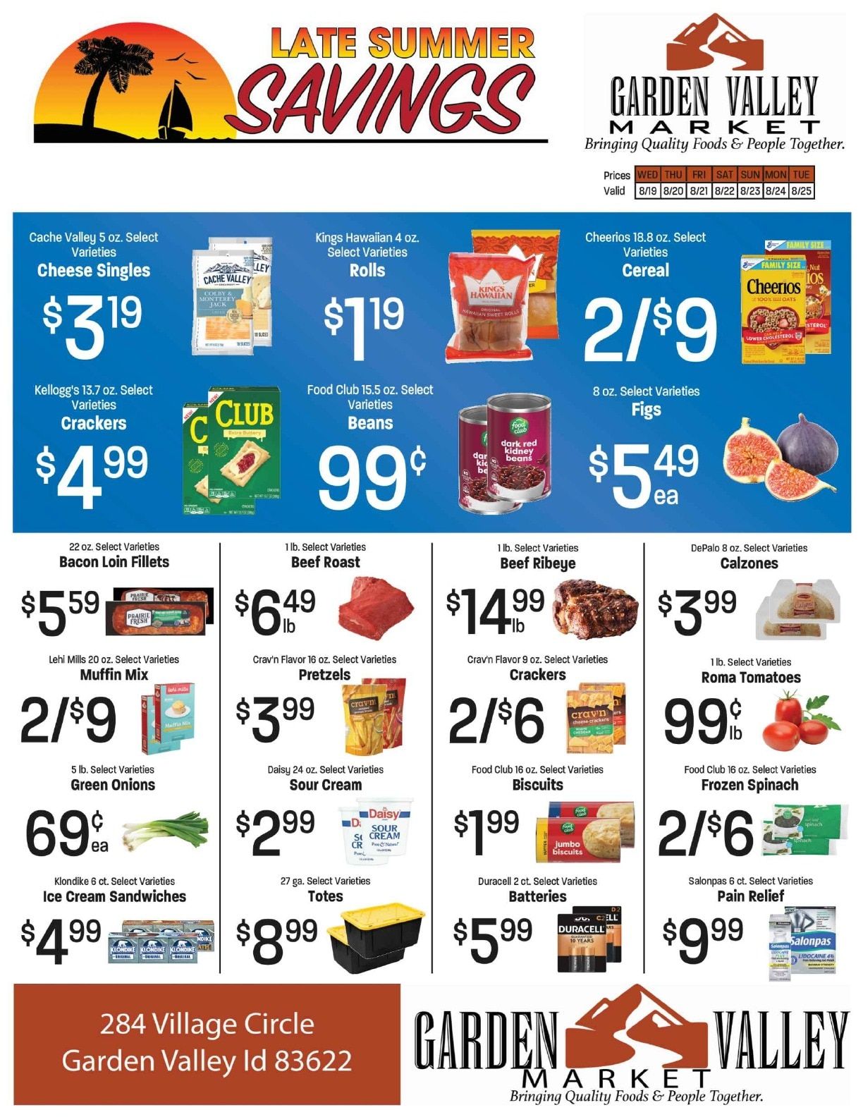 Garden Valley Market Weekly Ad August 19 - 25, 2026