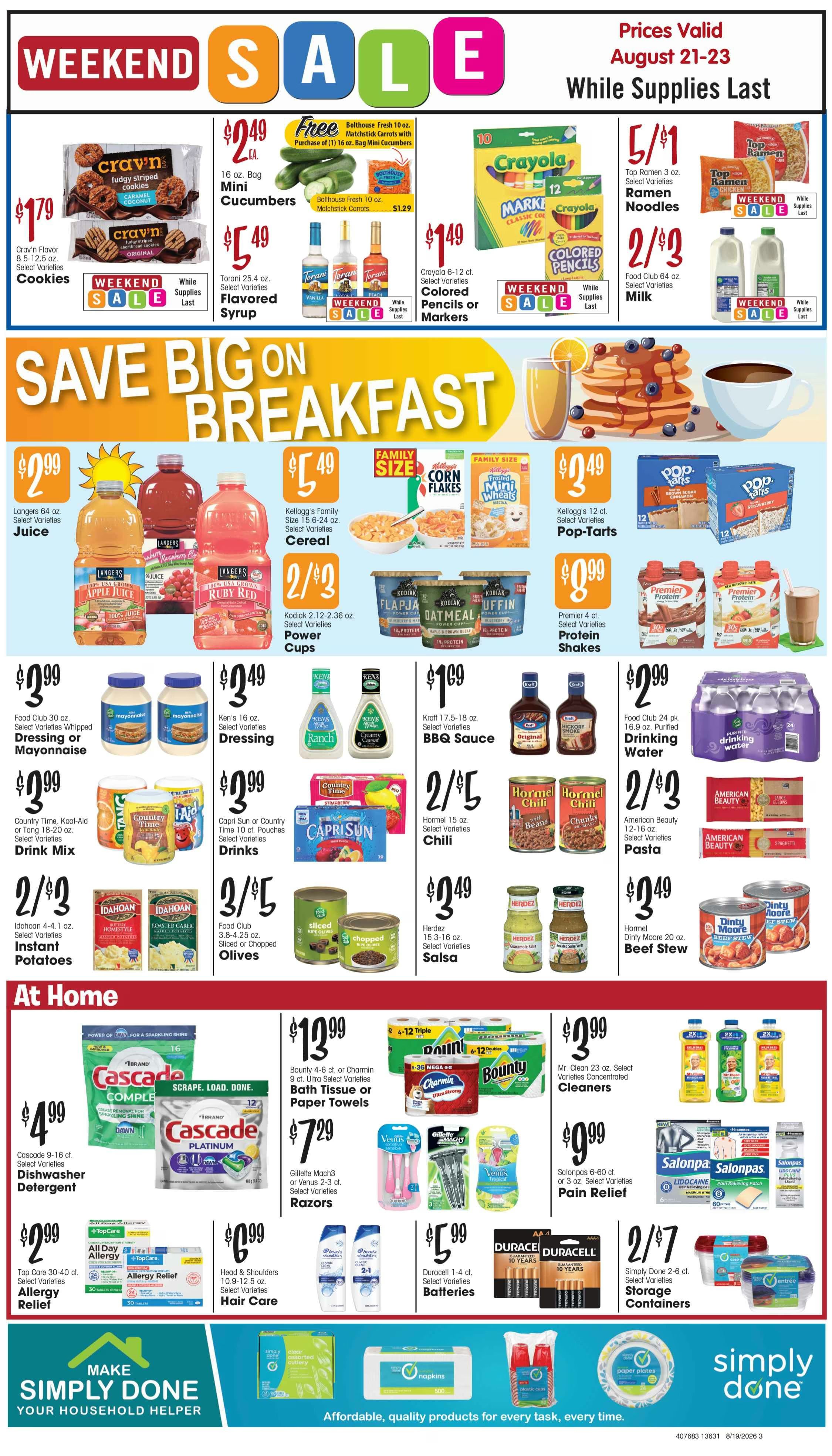 468 Market (130 1st St N, Cascade, MT) Weekly Ad August 19 - 25, 2026