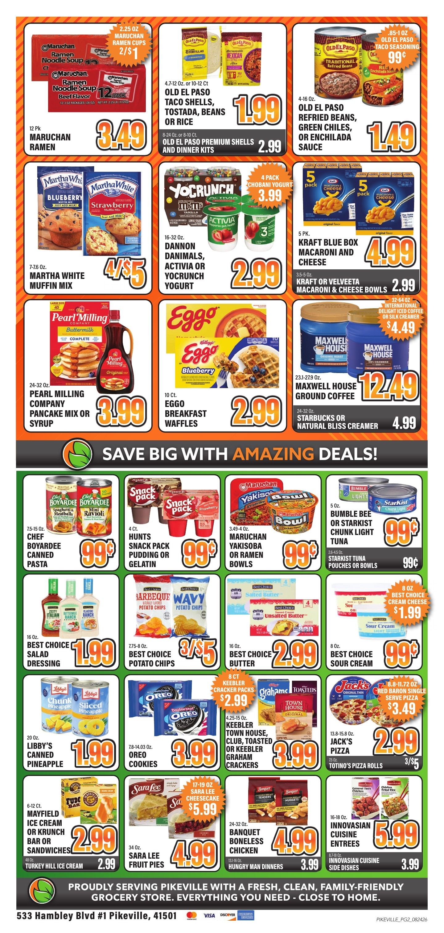 Pikeville Fresh Market Weekly Ad August 23 - 30, 2026