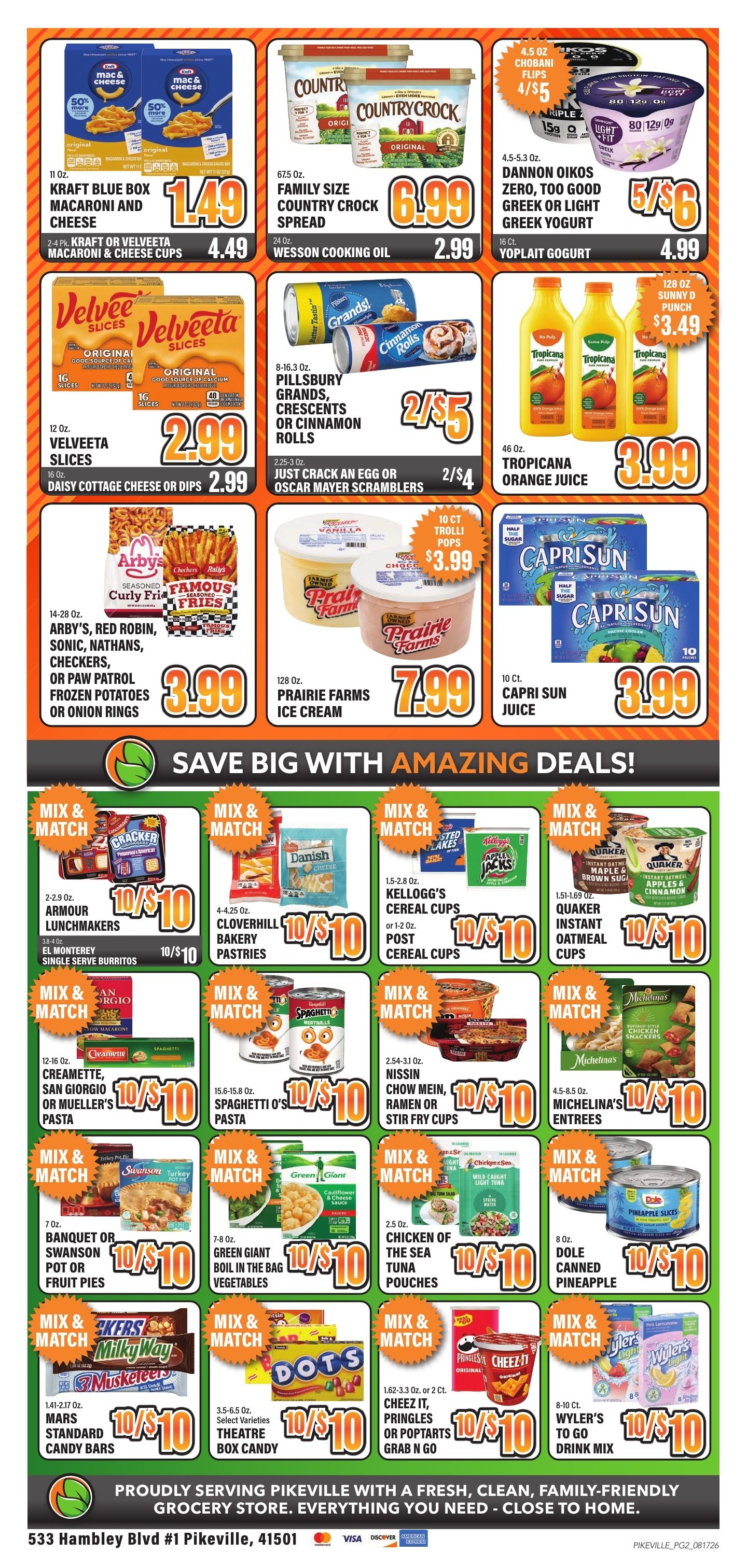 Pikeville Fresh Market Weekly Ad August 16 - 23, 2026